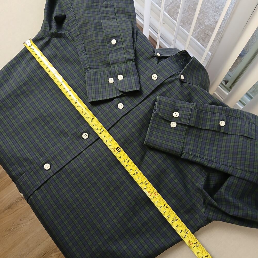Ralph Lauren Slim Fit Non Iron Button-up Shirt Mens 16.5 34 / 35 LS repaired - Picture 12 of 16